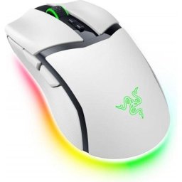 Mouse pentru gaming Cobra Pro,30.000 dpi, USB si Bluetooth, Alb