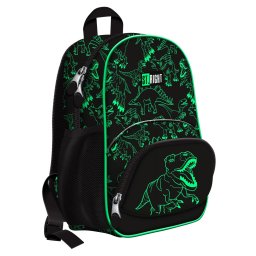 Ghiozdan BP70 ST Right Reflective T-Rex, 2 compartimente