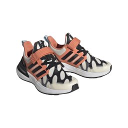 adidas Kids RapidaSport Marimekko (Little KidBig Kid) Cloud WhiteBlackSemi Coral 1