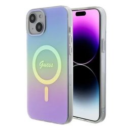 Husa iPhone 15 6.1" purple hardcase IML Iridescent MagSafe