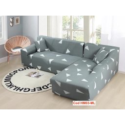 Huse Elastice Pt Coltare De 5 Locuri, Din 2 Piese, Cod HM03-ML