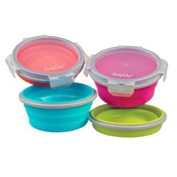Recipient pentru hrana cu capac de silicon 400 ml