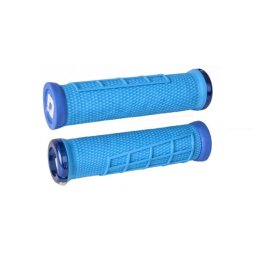 ODI Elite Flow Lock-on, riduri transversale si longitudinale, design ergonomic, albastru
