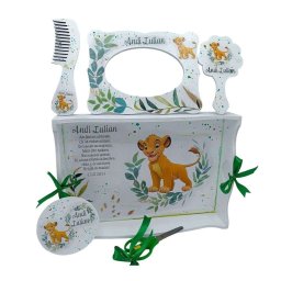Set Tavita Mot (turta), Lion King, model personalizat cu 6 piese - FEIS407006