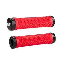 ODI Elite Ruffian Lock-on, prindere dubla pe ghidon, design ergonomic, rosu