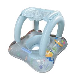 Colac pentru copii cu chilotel si parasolar, Blue Ocean