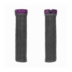 Race Face Getta Grip lock-on, diametru 30 mm, raport durabilitate / comfort, negru & mov