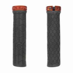 Race Face Getta Grip lock-on, diametru 30 mm, raport durabilitate / comfort, negru & portocaliu