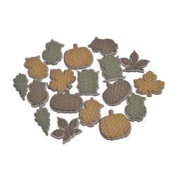 Figurine lemn pentru aranjamente florale set 18 buc