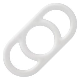 California Exotics Alpha Liquid Silicone Commander Ring White