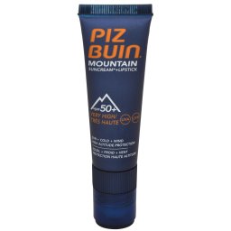Piz Buin Cremă de protecție solară SPF 50+ și balsam de buze SPF 30 2în1 (Mountain Combi "2 in 1" Sun Cream SPF 50+ a Lipstick) 20 ml + 2,3 ml