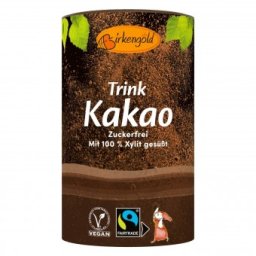 Ciocolata calda indulcita cu xylitol 200g Birkengold