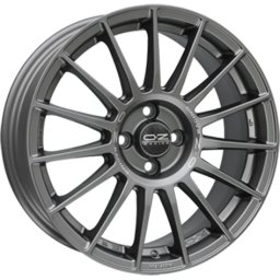 Oz Superturismo Gt Grigio Corsa Black Lettering 7x16 5x100 Et35