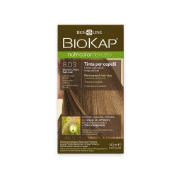 Biokap NUTRICOLOR DELICATO - Vopsea păr - 8.03 Blond natural luminos 140 ml
