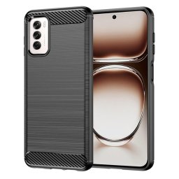 Husa Husa pentru Oppo Reno12 - Techsuit Carbon Silicone - Black