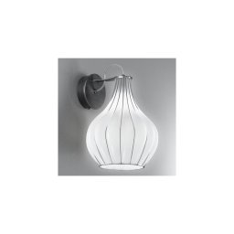 Lampă de perete SIRU AURIGA 1xG9/30W/230V crom/alb sticlă venețiană