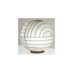 Lampă de masă SIRU CARTESIO 1xE27/60W/230V maro/alb sticlă venețiană