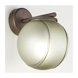 Lampă de perete SIRU FLORET 1xE14/40W/230V maro/gri sticlă venețiană