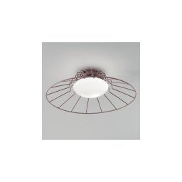 Plafonieră SIRU SUNRISE 1xGX53/10W/230V maro/alb sticlă venețiană