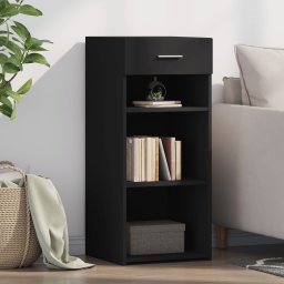 Dulap, negru, 40x42,5x93 cm, lemn prelucrat GartenMobel Dekor