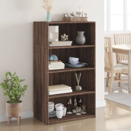 Dulap înalt, stejar maro, 70x41x124 cm, lemn prelucrat GartenMobel Dekor