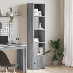 Biblioteca, gri sonoma, 40x36x189 cm, lemn prelucrat GartenMobel Dekor