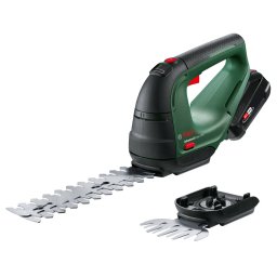 Foarfece pentru Taiat Iarba Tufe si Arbusti Bosch Acumulator Li-Ion 18V 2Ah Advanced Shear 18V-10 8x20x100mm Negru/Verde