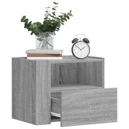 Noptiera montata pe perete gri Sonoma 45x30x35 cm GartenMobel Dekor