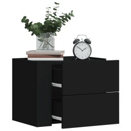 Noptiera de perete, negru, 45x30x35 cm GartenMobel Dekor