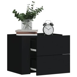 Noptiere de perete, 2 buc., negru, 45x30x35 cm GartenMobel Dekor
