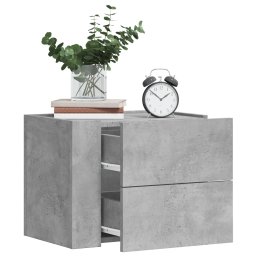 Noptiera de perete, gri beton, 45x30x35 cm GartenMobel Dekor