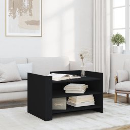 Masuta de cafea, negru, 80x50x50 cm, lemn prelucrat GartenMobel Dekor