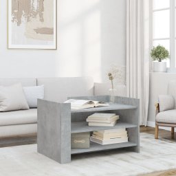 Masuta de cafea, gri beton, 80x50x50 cm, lemn prelucrat GartenMobel Dekor