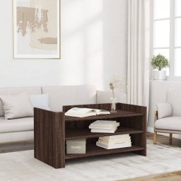 Masuta de cafea, stejar maro, 100x50x50 cm, lemn prelucrat GartenMobel Dekor