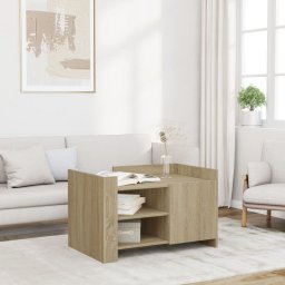 Masuta de cafea, stejar sonoma, 80x50x50 cm, lemn prelucrat GartenMobel Dekor