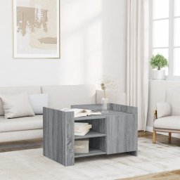 Masuta de cafea, gri sonoma, 80x50x50 cm, lemn prelucrat GartenMobel Dekor
