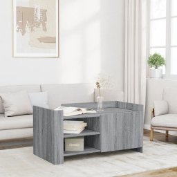 Masuta de cafea gri sonoma 100x50x50 cm lemn prelucrat GartenMobel Dekor
