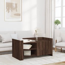 Masuta de cafea, stejar maro, 100x50x50 cm, lemn prelucrat GartenMobel Dekor
