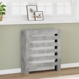 Masca pentru calorifer, gri beton, 78x20x82 cm, lemn prelucrat GartenMobel Dekor