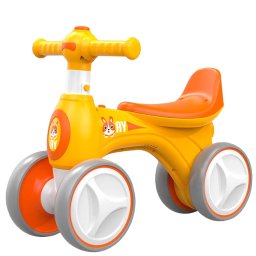 Bicicleta fara pedale pentru copii mici 1-3 ani, cu 4 roti, 211AY galben