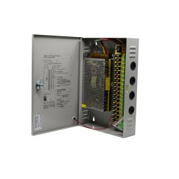 Sursa alimentare YDS 12v 20A in cutie metalica cu18 iesiri partajate si cheie