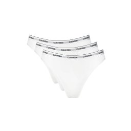 CALVIN KLEIN Lenjerie (Pack of 3) Thong 000QD5209E 100 white/white/white