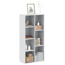 Biblioteca, alb, 50x25x105 cm, lemn prelucrat GartenMobel Dekor