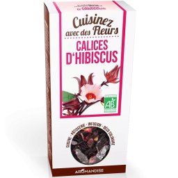 Flori de hibiscus uz culinar bio, 80g, Aromandise