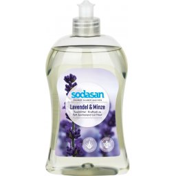 Detergent vase lichid bio lavanda si menta 500 ml Sodasan