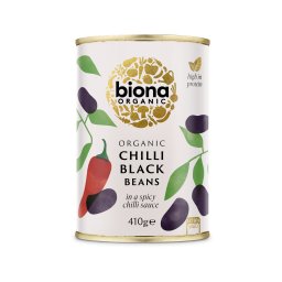 Fasole neagra in sos chilli 410g Biona