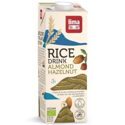 Bautura vegetala de orez cu migdale si alune eco 1L Lima