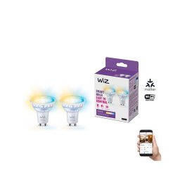 Set de 2 becuri LED dimabile PAR16 GU10/4,7W/230V 2700-6500K CRI 90 Wi-Fi-WiZ