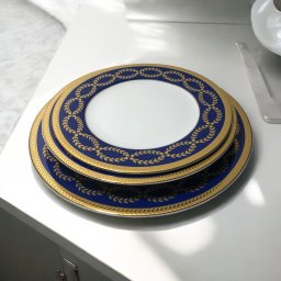 Set farfurii Portelan Blue Gold Greece
