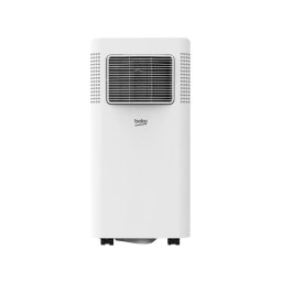 Aparat de aer conditionat portabil Beko BP207C, 7000 BTU, debit aer 320 mc/h, Alb